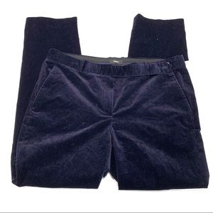 Theory Women’s Violet Purple Corduroy Pants